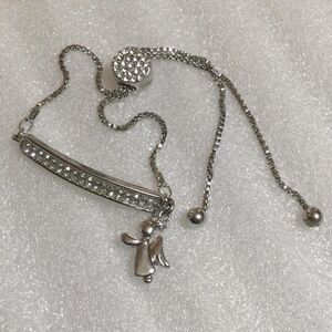 Rhinestone Guardian Angel Bracelet